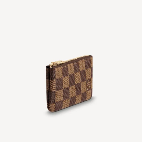 FULL SET | LOUIS VUITTON KEY POUCH - Damier Ebene - Picture 2 of 4